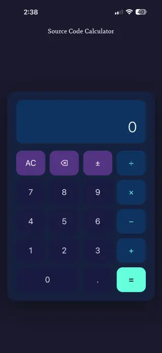 Source Code App app built with Swiftspeed